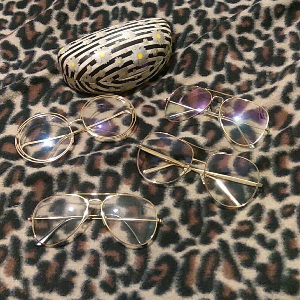 Clear lens glasses